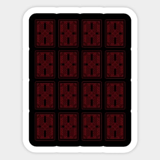 deck of cards Sticker